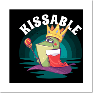 Frog Prince Kissable Posters and Art